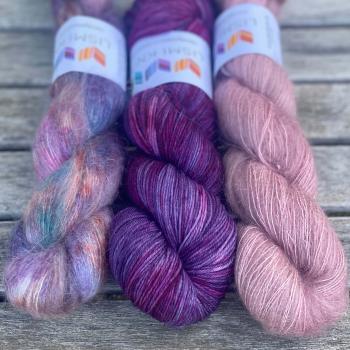 Petite Provence – Großes Garnset - Antique Rose light/Trondheim Sunset/Berry Medley