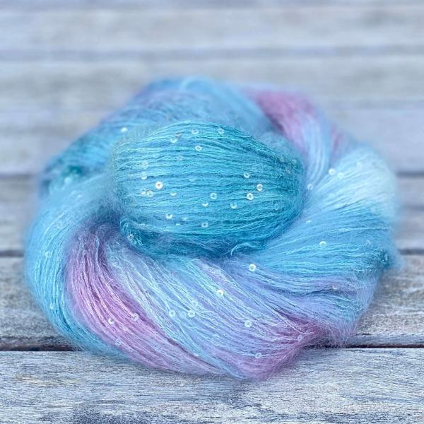 mohair-seide-Pailetten-handgefärbt