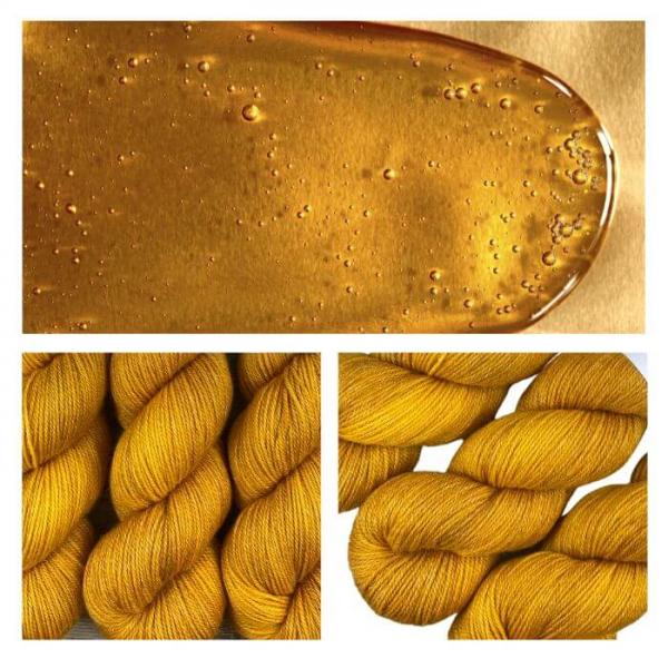 mera-handgefärbte-plastikfreie-Sockenwolle-golden-honey